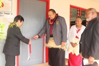 The commissioning of the new classroom building