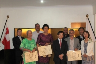 Ambassador’s Commendation Ceremony at Ambassador’s Official Residence on 25th September, 2020