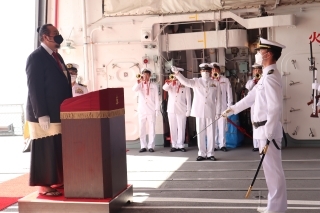 JMSDF “KIRISAME” arrived in Tonga