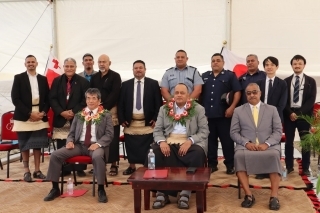 The Handing over of Japan’s NPGA to Tonga’s National Emergency and Management Office (NEMO, MEIDECC)
