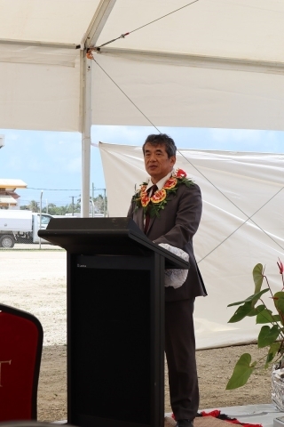 The Handing over of Japan’s NPGA to Tonga’s National Emergency and Management Office (NEMO, MEIDECC)