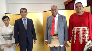 H.E. Mr MUNENAGA and Hon Mr. Samiu Vaipulu